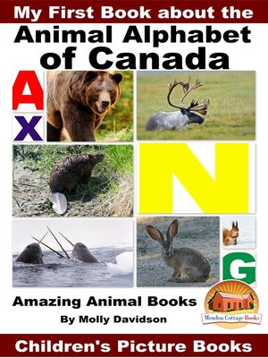 cover image of My First Book about the Animal Alphabet of Canada